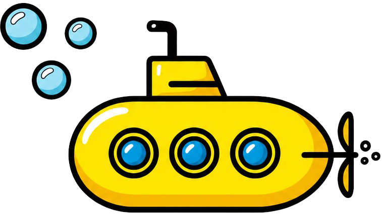 Yellow Deep English submarine